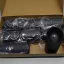 Flameless Candles with Remote, Battery Operated Flickering Flameless Candles, LED Candles with Timer 2/4/6/8H, with Realistic LED Candles Set of 9 (D3 x H 3" 4" 5" 6" 7") (Black)