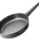 THE ROCK SOHO 11-Inch Non Stick Frying Pan  Nothing Sticks, Never Warps, Lasts Longer, Healthy Skillet with Heat-Resistant Handle, PFOA Free, Oven & Dishwasher Safe, Black