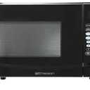 Emerson MW9255B Countertop Microwave Oven, 6 Pre-Programmed Settings, Removable Glass Turntable and Child Safety Lock, 0.9 Cu ft, 900W, Black