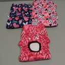 CuteBone Dog Diapers Female Washable Small Medium Large 3 Pack Reusable Doggie Diapers Puppy Period Pants for Doggy Heat Cycle Peeing,M