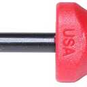 Mayhew Tools 27563 USA Square Recess Screwdriver, Red, No. 4 x 5-Inch