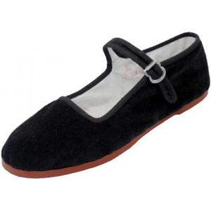 Shoes 18 Womens Cotton China Doll Mary Jane Shoes Ballerina Ballet Flats Shoes 118 Black Micro 8