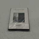 Biscaynebay Fabric Shower Curtain or Liner 72" by 72", Black Water Repellent Damask Stripes Bathroom Curtains Machine Washable