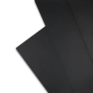 Majestic Giftware PVC Faux Leather Fabric 5 Yard (CFE27-54X180)| Black Synthetic Vinyl Faux Leather Sheets by The Yard for DIY Crafts, Upholstery | Waterproof & Easy to Clean - 54" X 180"