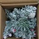 3ft Tabletop Pre-lit Mini Christmas Tree with LED Lights and Pine Cones, Artificial Tree for Table/Desk Decoration