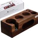 espresso tamping station called Coffee Tamper Station Fit 51 to 54mm Espresso Accessories The tamper holder Or organizer station Adjustable Portafilters Stand Height (7 IN 1) (middle)