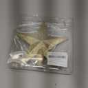 Annecy Christmas Tree Topper - 8" Gold Star Tree Topper, Glitter Shatterproof Christmas Tree Decoration