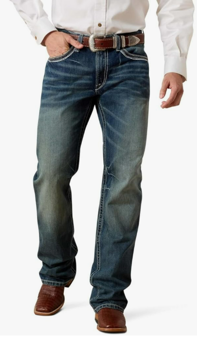 ARIAT Men's M4 Low Rise Boot Cut Jean,  32W x 32L, Color Durango