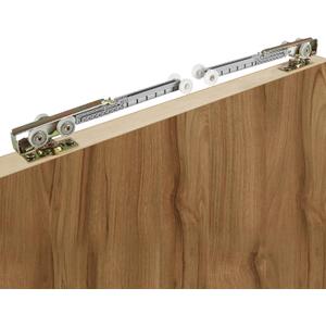 2 Pack Bi-Direction Pocket Door Soft Close/Open Hanger Fits Johnson Part #1062 Replacement Kit, 1" Nylon Ball Bearing, 1-1/4" C.T.C, Min. 1" Thick Doors, 165lbs Capacity