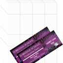 Mr-Label 210GSM Heavyweight Printable Raffle Tickets with Tear-Away Stubs, Micro-Perforated Cardstock, Laser/Inkjet, for Raffle and Event Tickets (2-1/8" x 5-1/2", 50 Sheets 400 Tickets)