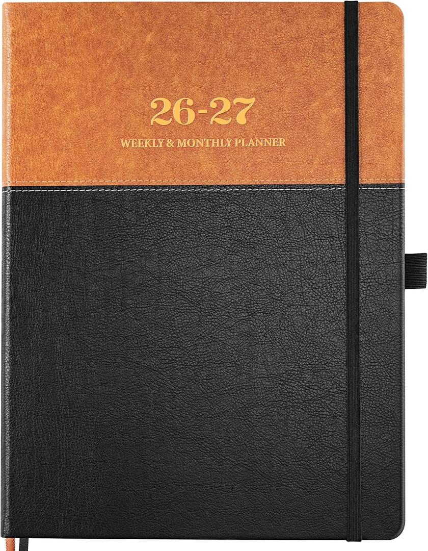 Planner 2026-2027 - Academic Planner Weekly Monthly, July 2026 to June 2027, Calendar Planner with Premium Paper, Inner Pocket, Pen Holder, 8.5'' x 11''