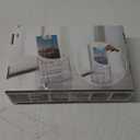 Acrylic Brochure Holder, 6 Pack Plastic Trifold 4 Inches Wide Pamphlet Holder Wall Mount/Countertop Organizer for Display Flyer, Booklet, Document, Literature