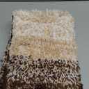 OLANLY Bathroom Rug Mat 24x16, Extra Soft and Absorbent Microfiber Bath Rugs, Non-Slip Plush Shaggy Bath Carpet, Machine Wash Dry, Bath Mats for Bathroom Floor, Tub and Shower, Brown