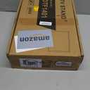 Rfiver Swivel Floor TV Stand with Power Outlet for 32-60 inch TVs, Height Adjustable Tall TV Stand with Wood Base, Hold Up to 88lbs, Saving Space Design for Bedroom, Living Room and Corner (Black)