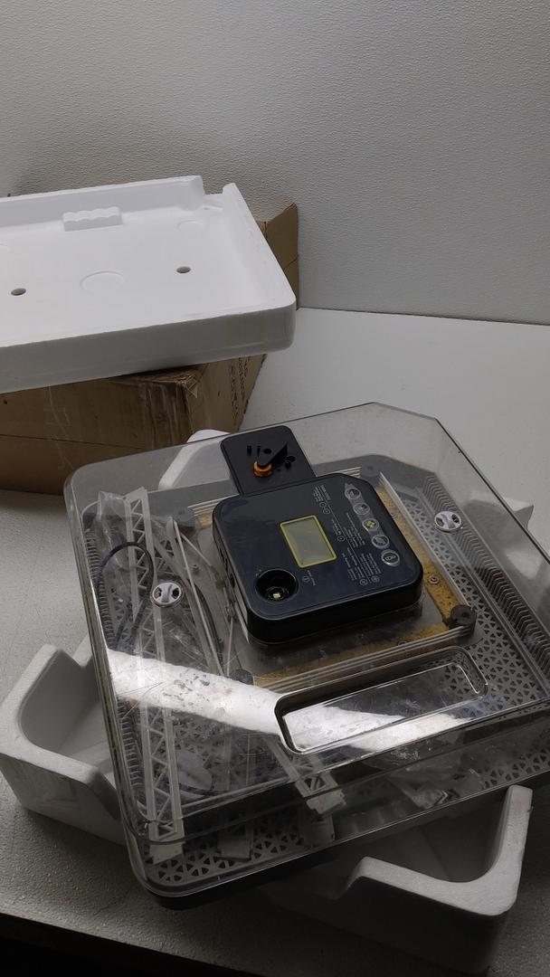 ZEMIRO CHARGE 48 Egg Incubator for Hatching Chicken, Duck, Quail, and Parrot Eggs, Fully Automatic Turning, Humidity Control, Auto Water Filling, and 360° Clear View Window ZEMIRO CHARGE 48 Egg Incubator for Hatching Chicken, Duck, Quail, and Parrot Eggs, Fully Automatic Turning, Humidity Control, Auto Water Filling, and 360° Clear View Window