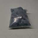 HOMEIDEAS Stone Blue Linen Sheer Curtains, 96 Inches Long 2 Panels Textured Semi Sheer Curtains Farmhouse Privacy Window Drapes for Bedroom Living Room