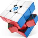 GAN 11 M Pro, 3x3 Magnetic Speed Cube, Magic Puzzle Cube Toy Sticker less Cube Frosted Surface (Black Internal)