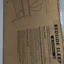 Dream On Me Lotus Bassinet and Bedside Sleeper in Ivory, Lightweight and Portable Baby Bassinet, Adjustable Height Position, Easy to Fold and Carry Travel Bassinet- Carry Bag Included Small