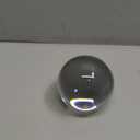 80mm Sparkling Clear Crystal Ball, 3.2in Handcrafted Photography Prop for Magical Shots Elegant Divination Sphere Glass Ball Crystal Sphere Home & Party Decor for Women, Family, Fortune Teller