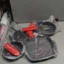 Pre-Seasoned Cast Iron skillets,4 Piece Durable Pots and Pans Set with Handle Covers for Grill, BBQ, Camping Fire, Stovetop, Kitchen and Camping Cookware