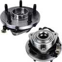 Autoround 513234 Pair Front Wheel Hub and Bearing Assembly Fit for Jeep Grand Cherokee Commander 2005 2006 2007 2008 2009 2010 5 Lug w/ABS, Set of 2