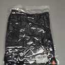 CSDAJIO 2 Piece Outfits for Women Sleeveless Lace Shirt Draped Cowl Neck Tank Top and Ruched Bodycon Mini Skirt Sets (Black, S)