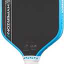JOOLA Pro V Pickleball Paddle - 16mm - Raw Carbon Fiber Textured Surface - Enhanced Frame & Propulsion Core, USAPA & UPA-A Certified, NFC Chip Enabled, Premium Control & Lightweight Performance, 16mm - Standard Grip