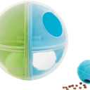 Outward Hound by Nina Ottosson A-Maze Ball Dog Treat Puzzle Ball, Level 2 Intermediate, Green (A-Maze Ball (Blue, Green))