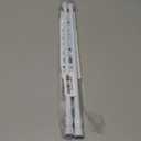 AIZESI 2PCS White Tension Rod 17 to 28 Inch, Adjustable Spring Curtain Rod No Drilling, Spring Tension Rods for Window DIY Projects Cupboard Wardrobe Small Curtain Rods Short Tension Rod