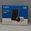 Tapo SolarCam 1080p Outdoor Wireless Security Camera - Battery Power with Solar, Person Detection, Subscription-Free Local Storage or Optional Cloud, Works with Alexa & Google Assistant, C402 KIT (White)