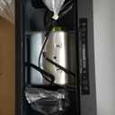 HisoHu Insert Range Hood 30 Inch / 36 Inch, 900 CFM with Ducted Convertible Ductless(Kit Included), Stainless Stee Kitchen Vent Hood with 4 Speed Exhaust (30'', Black)