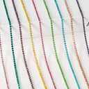 KAOYOO 10 Yards 2.5mm/0.1" Crystal Rhinestone Close Chain Trim Sew on Trim for Sewing Crafts,DIY Decoration,Jewelry,Wedding (Rose)