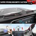 Magnetic Phone Mount Holder Fit for 2024+ Jeep Wrangler JL JLU&Gladiator JT Car Dashboard Multi-Mount Phone Holder Dash Tray for 2024 2025 Jeep JL/JT Accessories(2024+ 4X4, Not for 4XE)