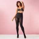 CALZITALY High Waist tights Control Top Shaping Nylons, Shaping Pantyhose, 20 Denier Sheer Shaping Tights for All Day Use (Black, L)