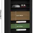 Mavivegue Shoe Rack with Cover, 10+1 Tier Tall Shoe Storage for 50-55 Pairs of Shoes, Shoe Organizer for Entryway, Closet