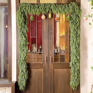 Waydress 1 Pcs 15ft Christmas Cedar Garland Artificial Realistic Soft and Thickness Green Faux Cedar Pine Garland for Home Fireplace Indoor Outdoor Holiday Party Decoration