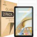 Mr.Shield Screen Protector compatible with Vortex ZTab10 [Tempered Glass] [Pack of 2] [Japan Glass with 9H Hardness], clear