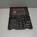 REXBETI 41-Piece Bolt Extractor Screw Extractor Set and Stripped Screw Remover, Case with 16-Piece Bolt Extractor, 10-Piece HSS Drill Bit, 10-Piece Spiral Screw Extractor and 4 Piece Adapter