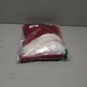 ADORPOP Christmas Tops for Women - Xmas V Neck Fur Trim Sweaters Casual Loose Sweatshirts Velvet Long Sleeve Pullover Red, Size Small