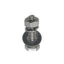 3 x (10 Sets) 1/4"-20 x 1 Stainless Steel Hex Head Screws Bolts, Nuts, Flat & Lock Washers, 18-8 (304) S/S, Fully Threaded
