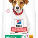 Hill's Science Diet Puppy, Puppy Premium Nutrition, Small Kibble, Dry Dog Food, Chicken & Brown Rice, 12.5 lb Bag, Best By 01, 2026