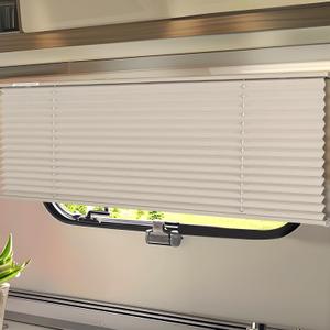 RV Blinds for Camper Windows, Camper Replacement Blinds, Privacy Protection, RV Window Shades for RV, Camper, Travel Trailer, Grey (38" W x 24" L)