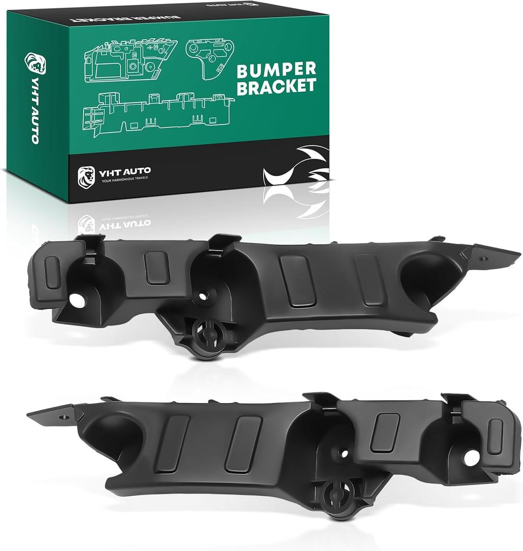 YHTAUTO Front Driver and Passenger Outer Bumper Retainers Compatible with Chevrolet Sonic 2012-2020 Sedan/Hatchback Driver and Passenger Side Plastic Bumper Brackets, 2-PC