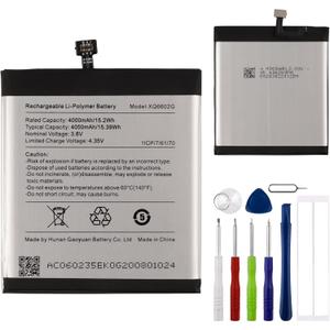 Replacement Battery XQ6602G Battery Compatible with Caterpillar Cat S62 with Tools