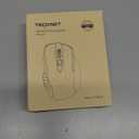 TECKNET Wireless Mouse Rechargeable, 2.4G USB-A Silent Mouse, Quiet Click, 6 Adjustable 4800 DPI, Cordless Computer Mice, Ergonomic Mice for Laptop, 6 Buttons for Chromebook, Ergo Grip - Black