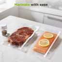 Bonsenkitchen 11 x 150 Vacuum Sealer Bags Rolls with Cutter for Food Storage, Commercial Grade, BPA Free, Great for Meal Prep and Sous Vide Cooking | EASY TO CUT & SEAL, Commercial-grade