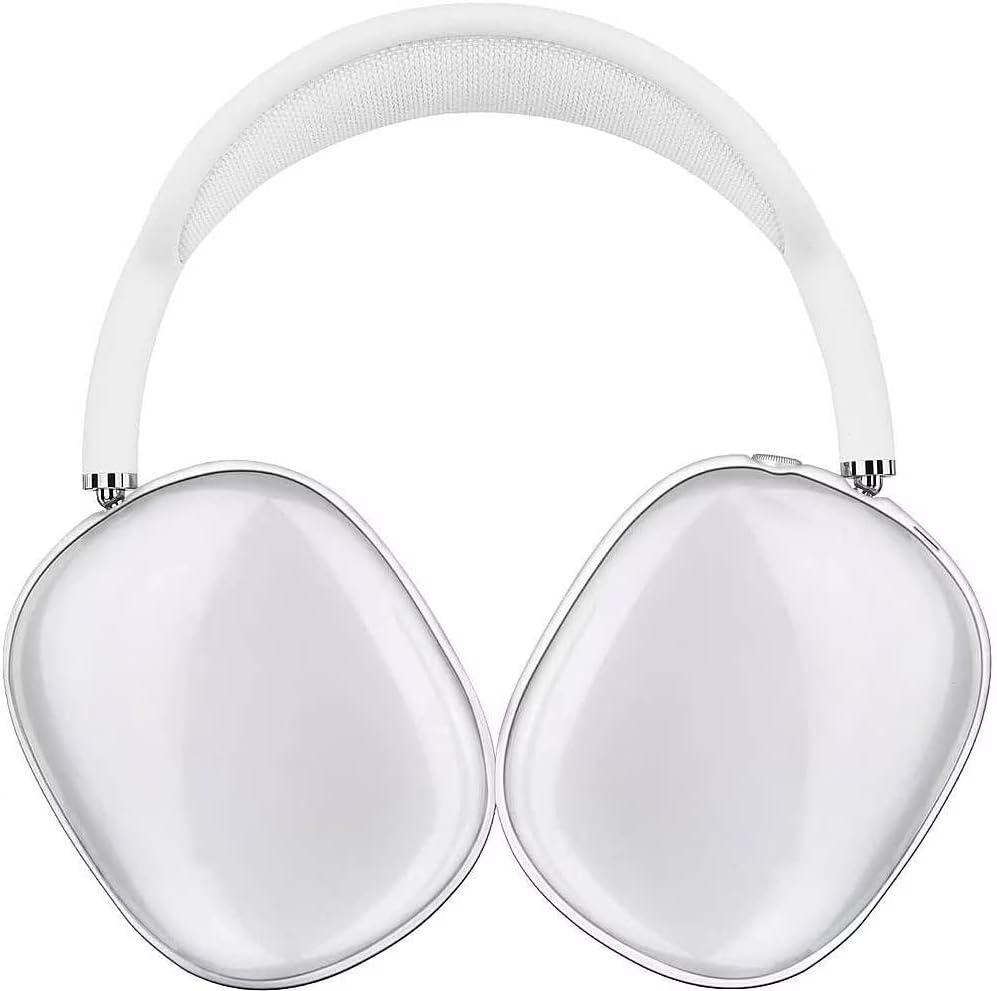 Sahara for Apple AirPods Max Case Cover - Slim TPU Protective Design with Anti-Slip Grip & Flexible Fit, Venture Series (Transparent Clear)
