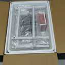 Rolling Cart with Drawers, Rolling Storage Cart with 5 Large Plastic Drawers & Wooden Tabletop, Utility Cart with Pegboards & Basket, Storage Drawers Cart for Living Room, Classroom, Bedroom, Office (White)