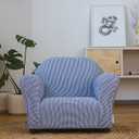 Roundy Kids Chair with Removable Cover, Soft Microsuede Upholstery, Padded Cushion, Sturdy Wooden Frame, Ergonomic Design for Ages 2-5, Easy to Clean, Ideal for Playrooms, Bedrooms & Nurseries.