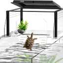 Turtle Basking Platform, Fits 10–13.5" Wide Tanks, Temp Humidity Gauge